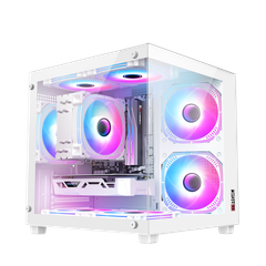 Case Magic Aqua-M Elite | M-ATX | Không Fan | Trắng