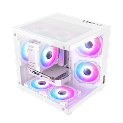 Case Magic Aqua-M Elite | M-ATX | Không Fan | Trắng