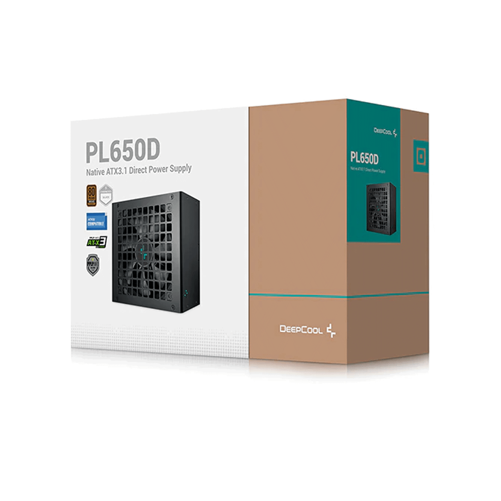 Nguồn Deepcool PL650D 650W Black 80PLUS BRONZE