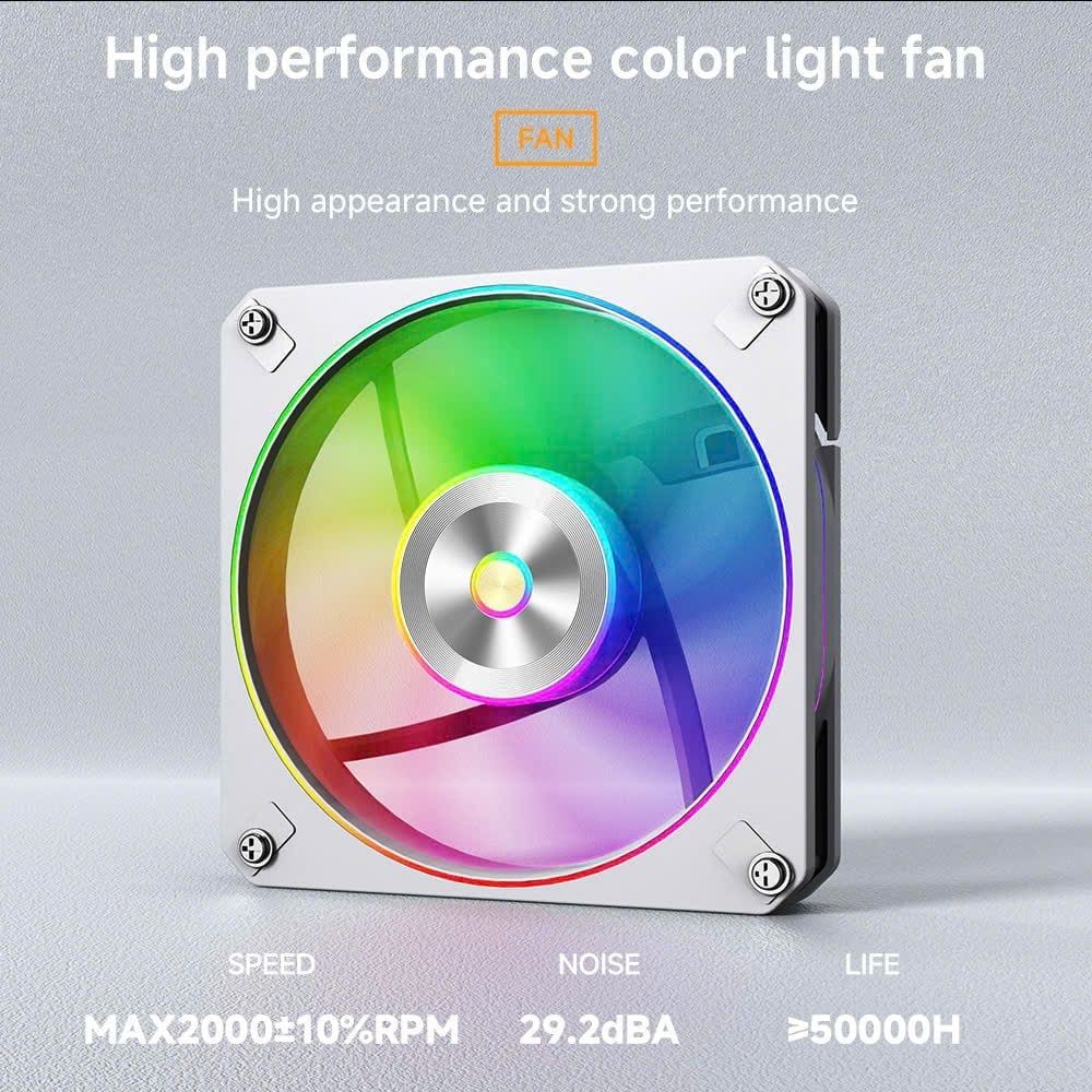 Tản nhiệt nước Leopard Astro Shell 360 ARGB Digital LCD WHITE V2