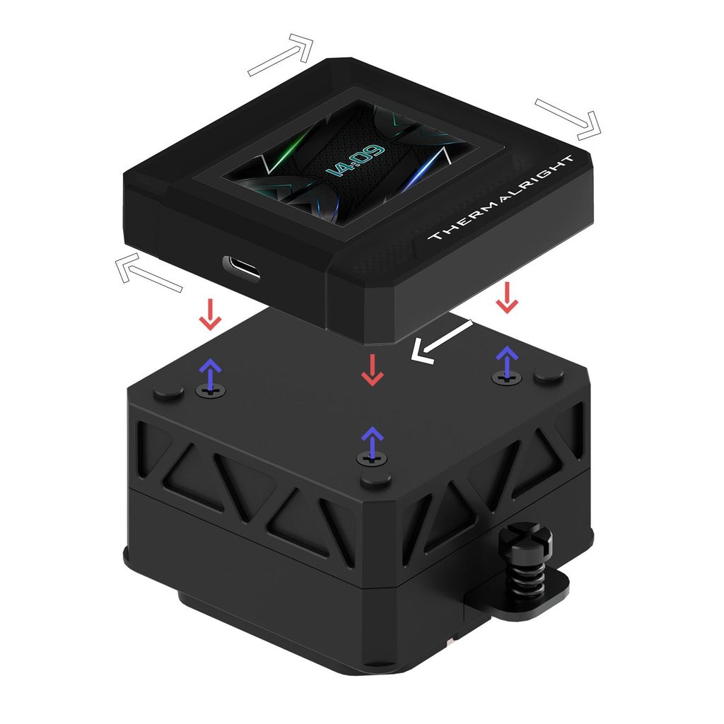 Tản nhiệt nước Thermalright Frozen Warframe 240 SE ARGB - BLACK