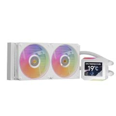 Tản nhiệt nước Leopard Astro Shell 240 ARGB Digital LCD WHITE V2