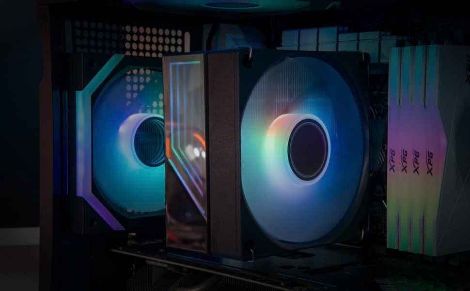 Tản nhiệt khí Leopard KF400X RGB BLACK