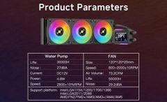 Tản nhiệt nước Leopard Astro Shell 360 ARGB Digital LCD BLACK V2