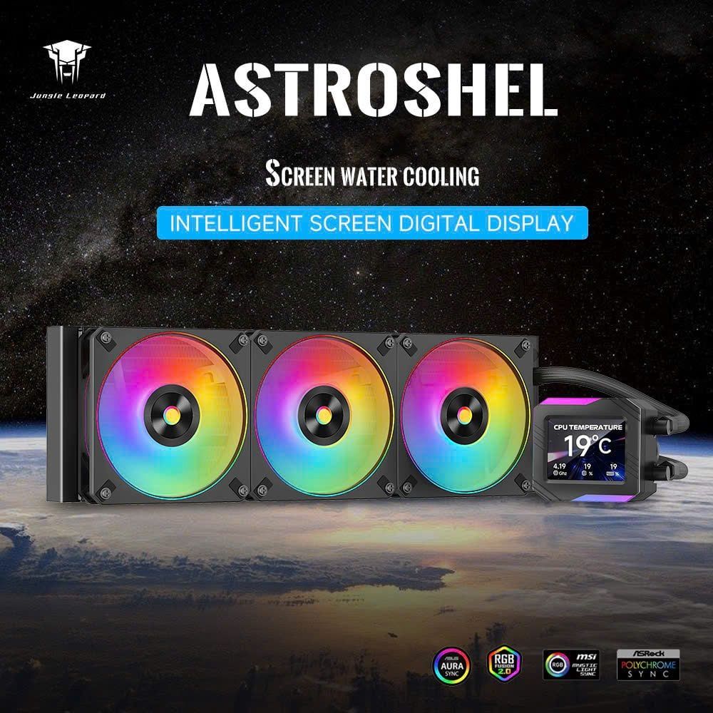 Tản nhiệt nước Leopard Astro Shell 360 ARGB Digital LCD BLACK V2