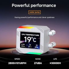 Tản nhiệt nước Leopard Astro Shell 240 ARGB Digital LCD WHITE V2