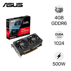 CARD MÀN HÌNH ASUS RX 6500 XT Dual OC Edition 4GB GDDR6