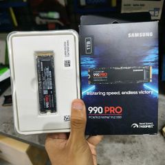 Ổ cứng SSD Samsung 990 PRO 1TB PCIe NVMe 4.0x4 (Đọc 7450MB/s - Ghi 6900MB/s) BH 05/2030 BH BOX
