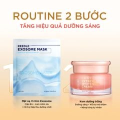 Bộ Đôi Dưỡng Trắng và Phục Hồi Da LANCI (Kem Dưỡng Trắng 50ml + Hộp Mặt Nạ Vi Kim Exosome)