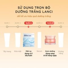Bộ Đôi Dưỡng Trắng và Phục Hồi Da LANCI (Kem Dưỡng Trắng 50ml + Hộp Mặt Nạ Vi Kim Exosome)