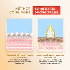Bộ Dưỡng Trắng 3D-Brighty LANCI (Serum + Kem Dưỡng Trắng) 50ml