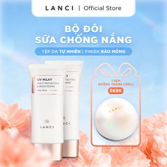 Bộ 2 Sữa Chống Nắng Dưỡng Ẩm LANCI (50ml x2)