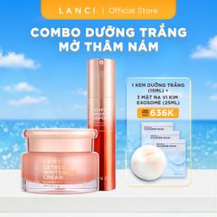 Bộ Dưỡng Trắng 3D-Brighty LANCI (Serum + Kem Dưỡng Trắng) 50ml