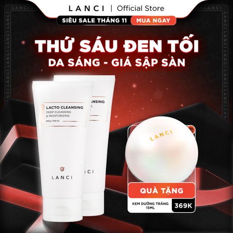 Bộ đôi Sáp Tẩy Trang LANCI (100ml x2)