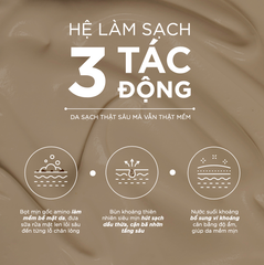 Sữa Rửa Mặt Bùn Khoáng Onsen LANCI Mud Onsen Facial Wash 100g