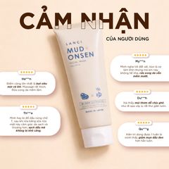 Sữa Rửa Mặt Bùn Khoáng Onsen LANCI Mud Onsen Facial Wash 100g