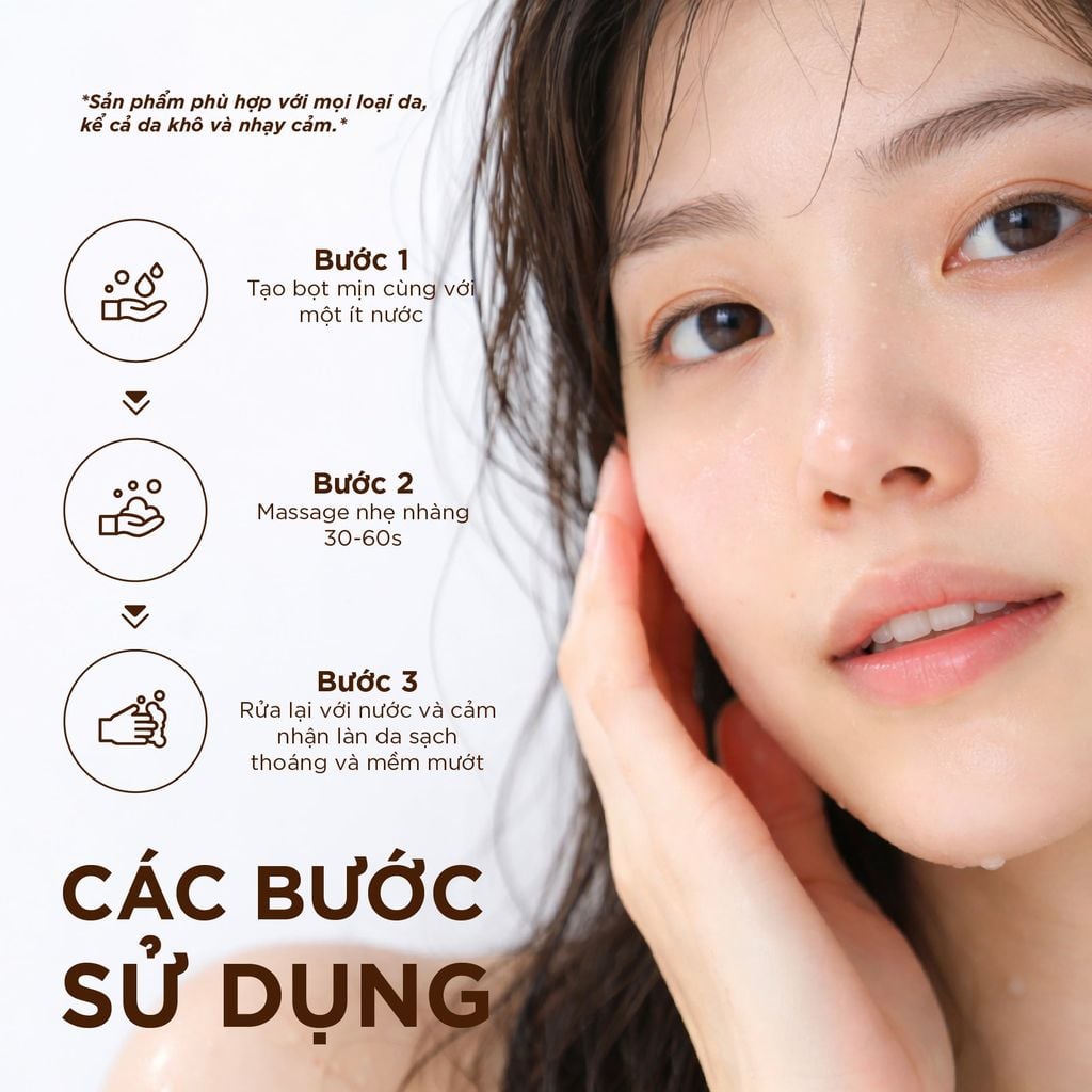 Sữa Rửa Mặt Bùn Khoáng Onsen LANCI Mud Onsen Facial Wash 100g