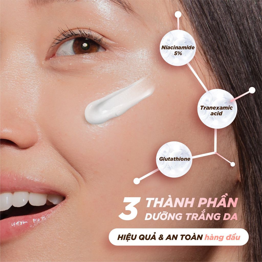 Kem Dưỡng Trắng da LANCI Bật Tông Trắng Mướt 15ml