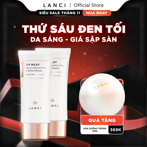 Bộ đôi Sữa Chống Nắng LANCI (50ml x2)