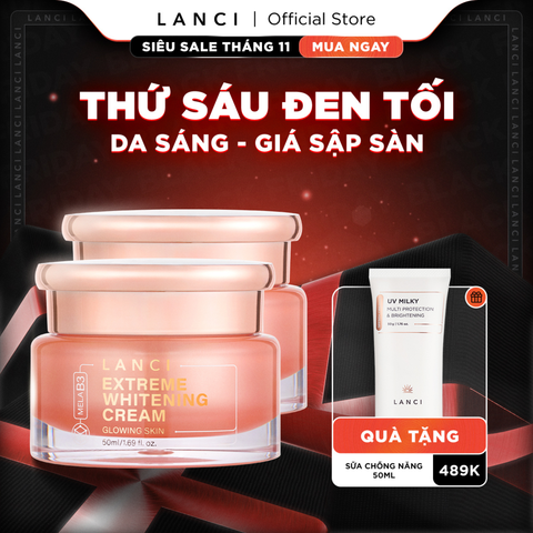 Bộ đôi Kem Dưỡng Trắng Da LANCI (50ml x2)