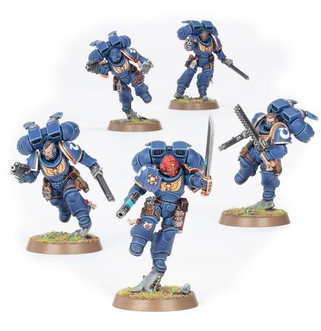  Mô hình Space Marines:Assault Intercessors with jump packs 