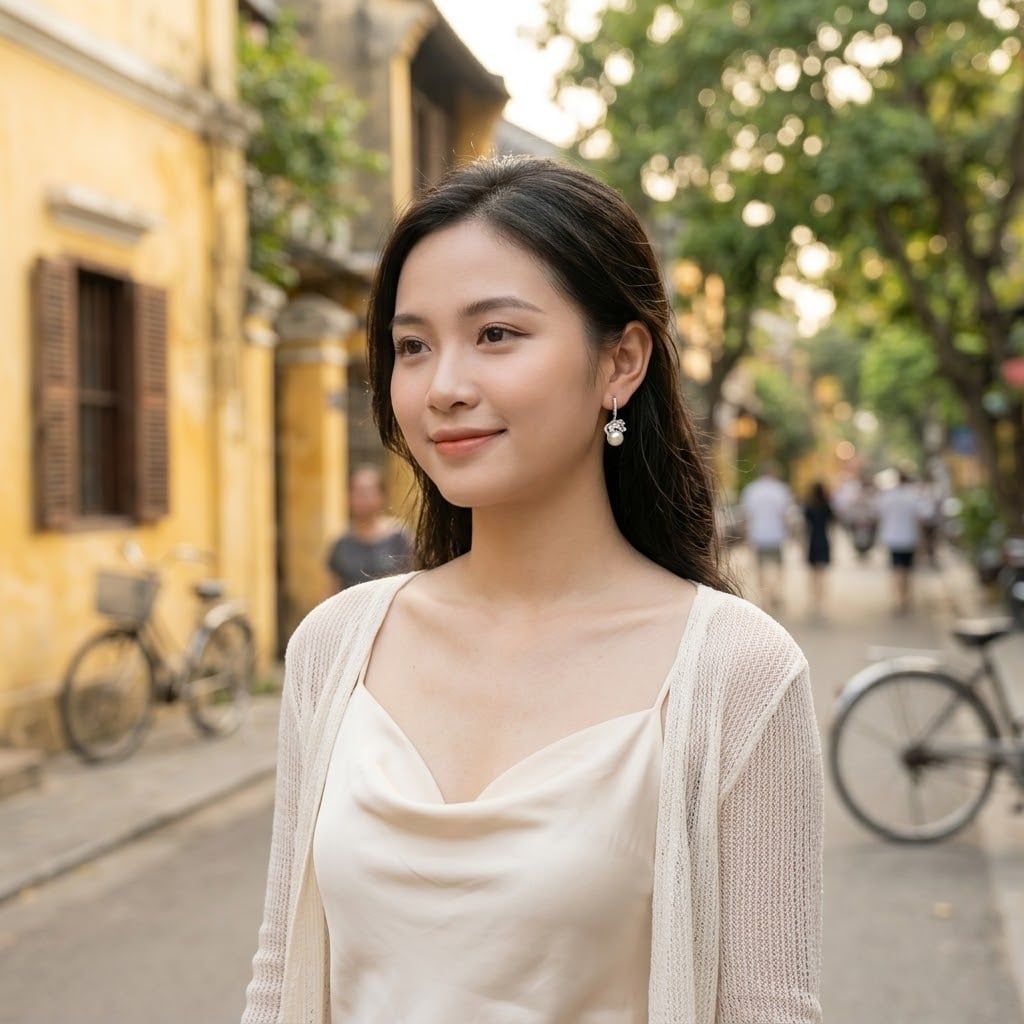 Bộ Sưu Tập Trang Sức Ngọc Trai Soul Freshwater Trắng Hoàng Gia Pearl _ S6162