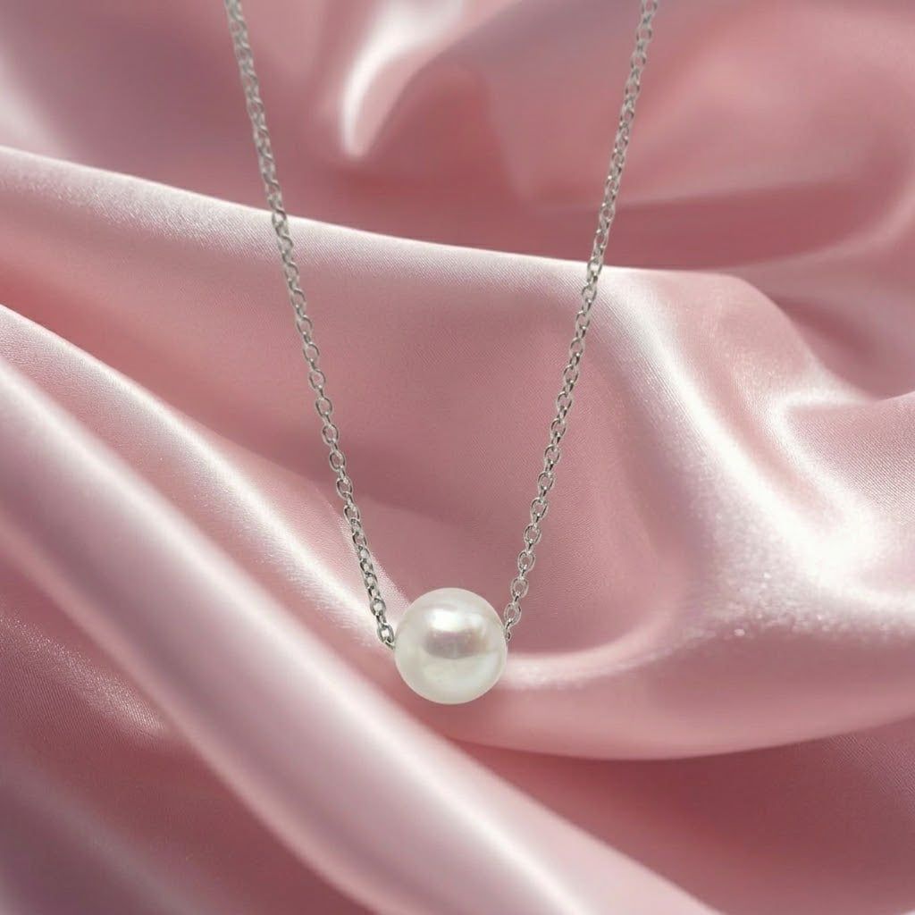 Dây Chuyền Trang Sức Ngọc Trai The Muse Freshwater Trắng Hoàng Gia Pearl _ N1017