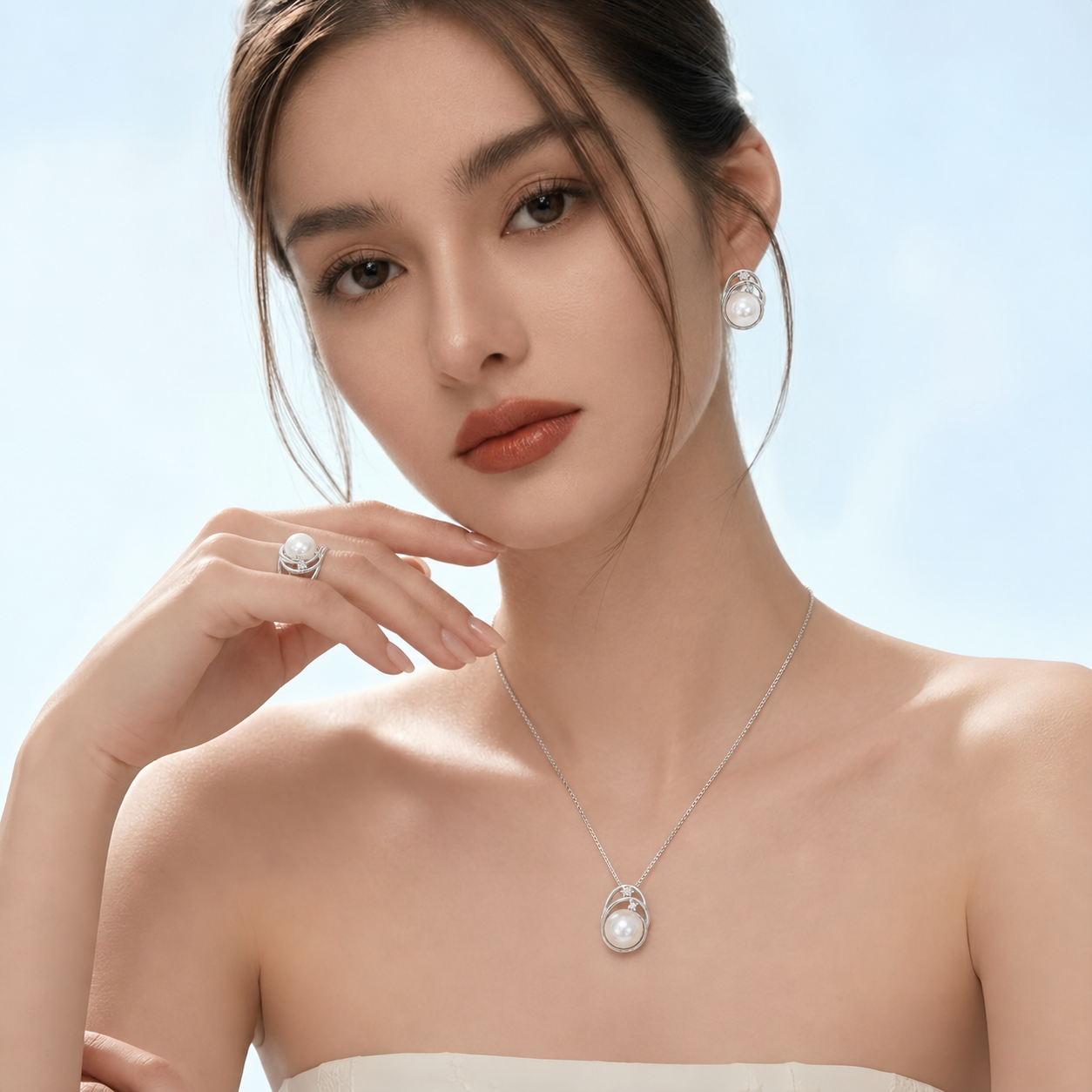 BÔNG TAI NGỌC TRAI E8210