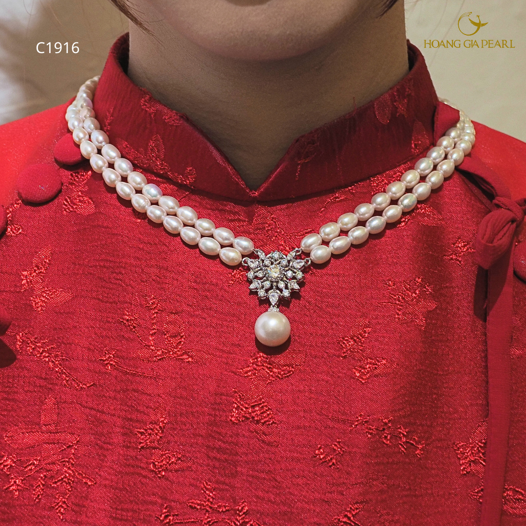 Chuỗi cổ ngọc trai C1916