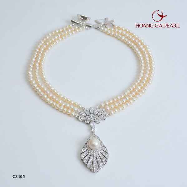 CHUỖI CỔ NGỌC TRAI C3495