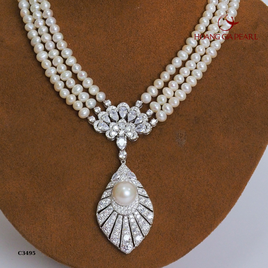 CHUỖI CỔ NGỌC TRAI C3495