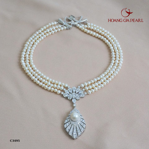 CHUỖI CỔ NGỌC TRAI C3495