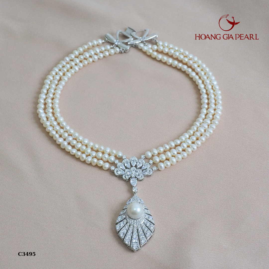 CHUỖI CỔ NGỌC TRAI C3495