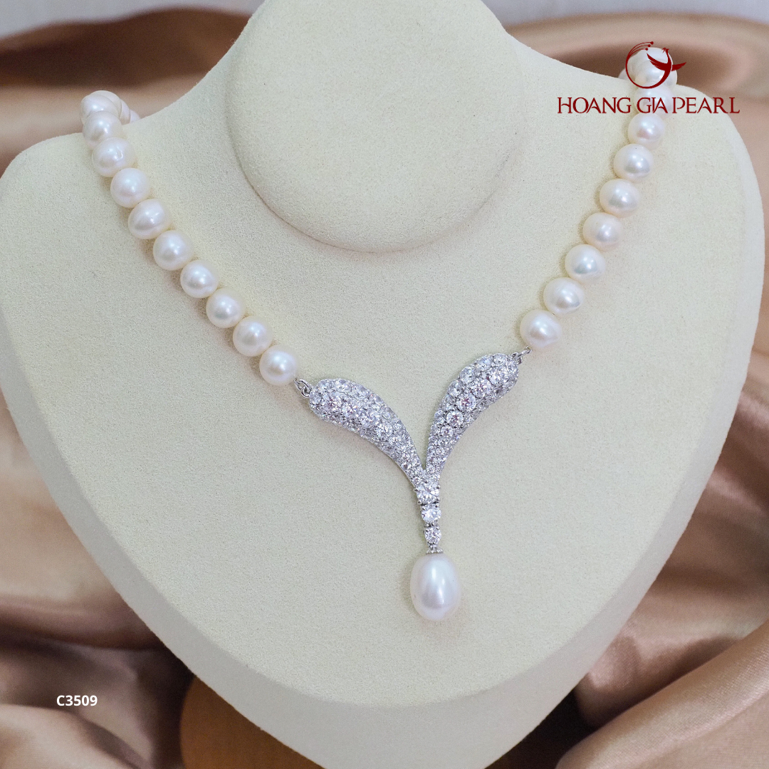 Chuỗi cổ ngọc trai C3509
