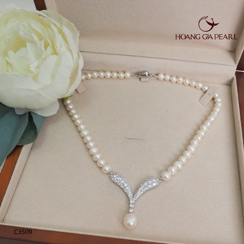 Chuỗi cổ ngọc trai C3509