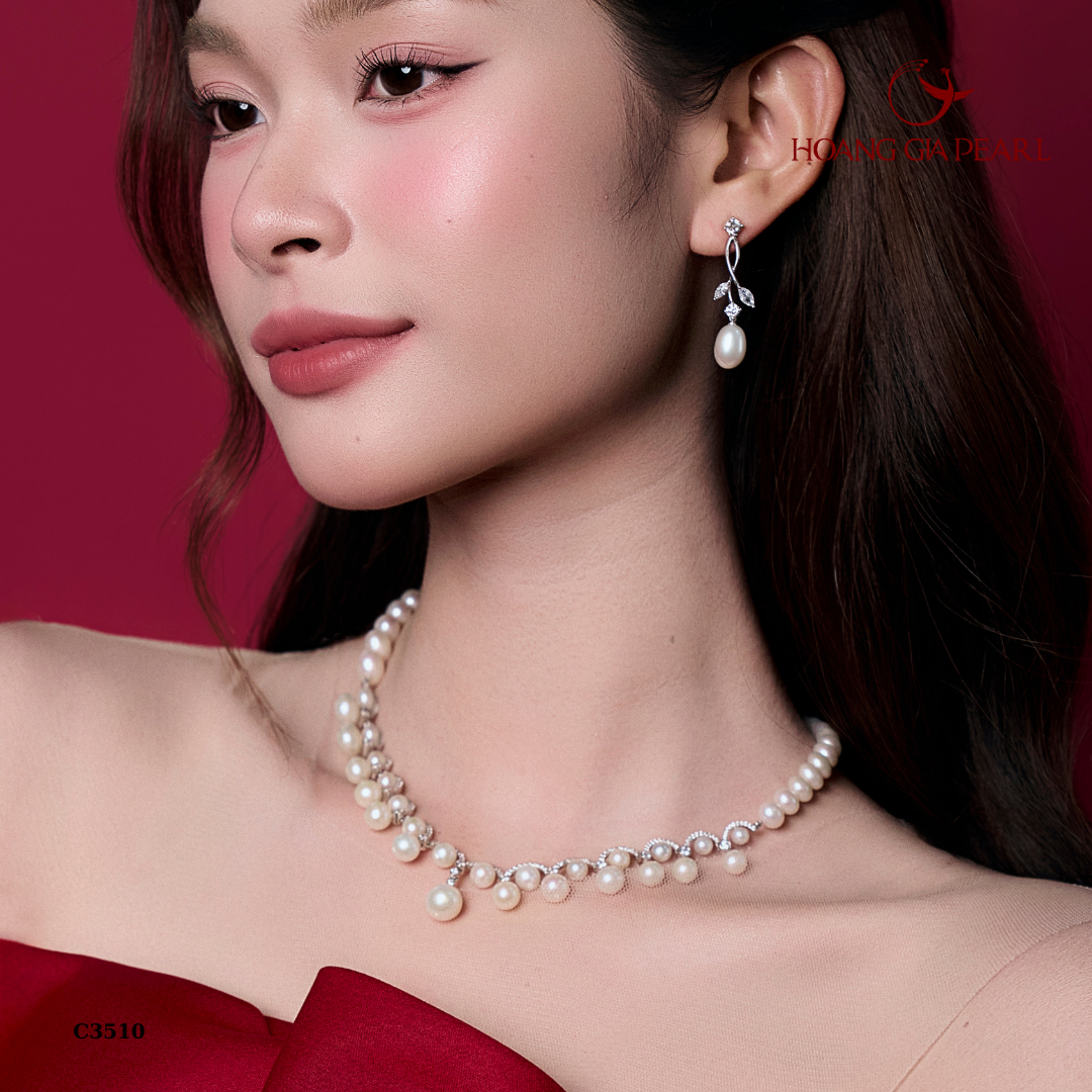 Chuỗi cổ ngọc trai C3510