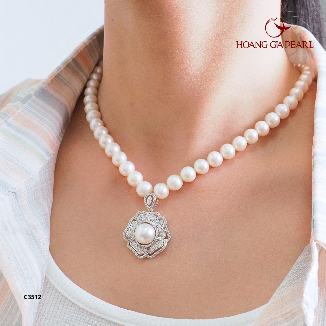 Chuỗi cổ ngọc trai C3512