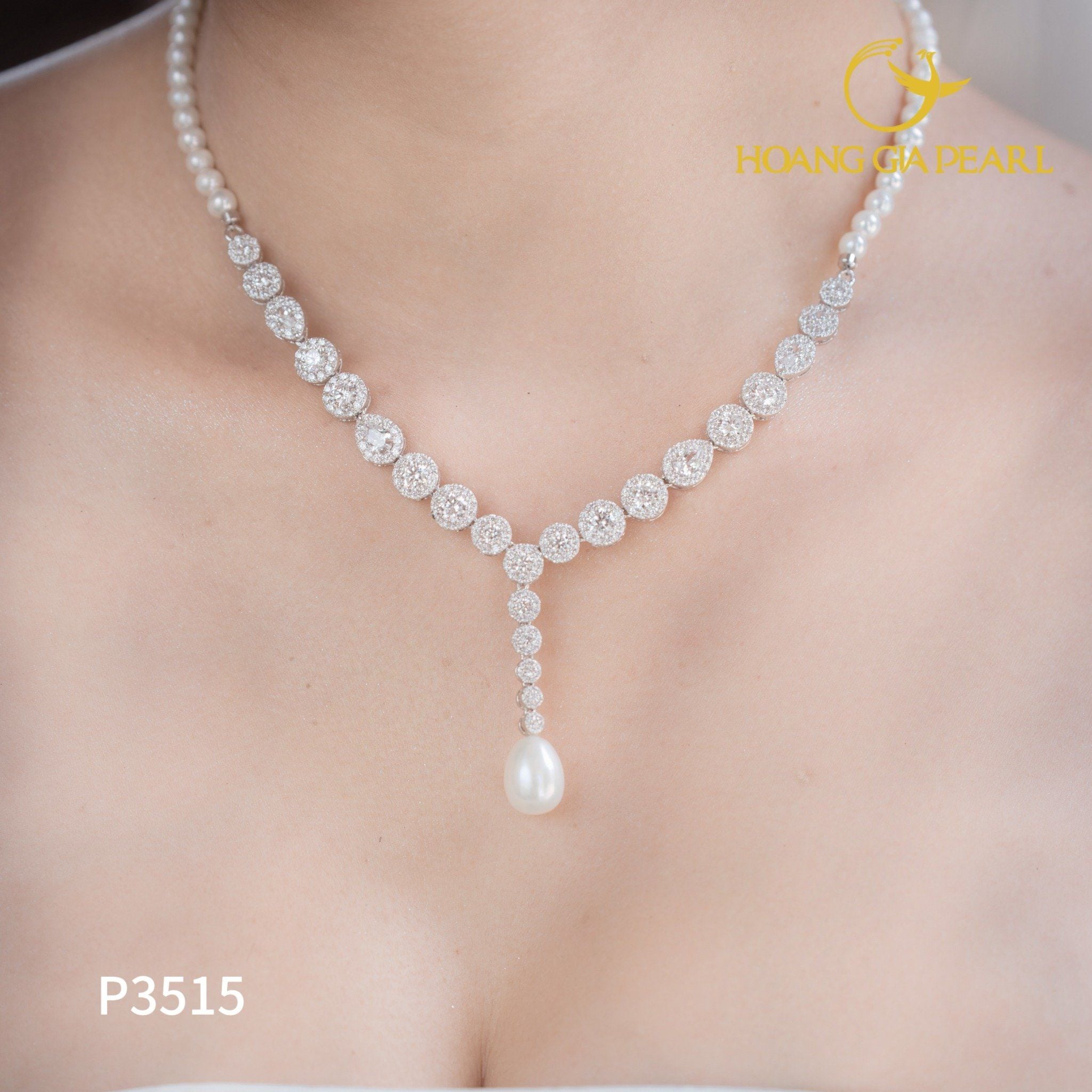 Chuỗi cổ ngọc trai C3515