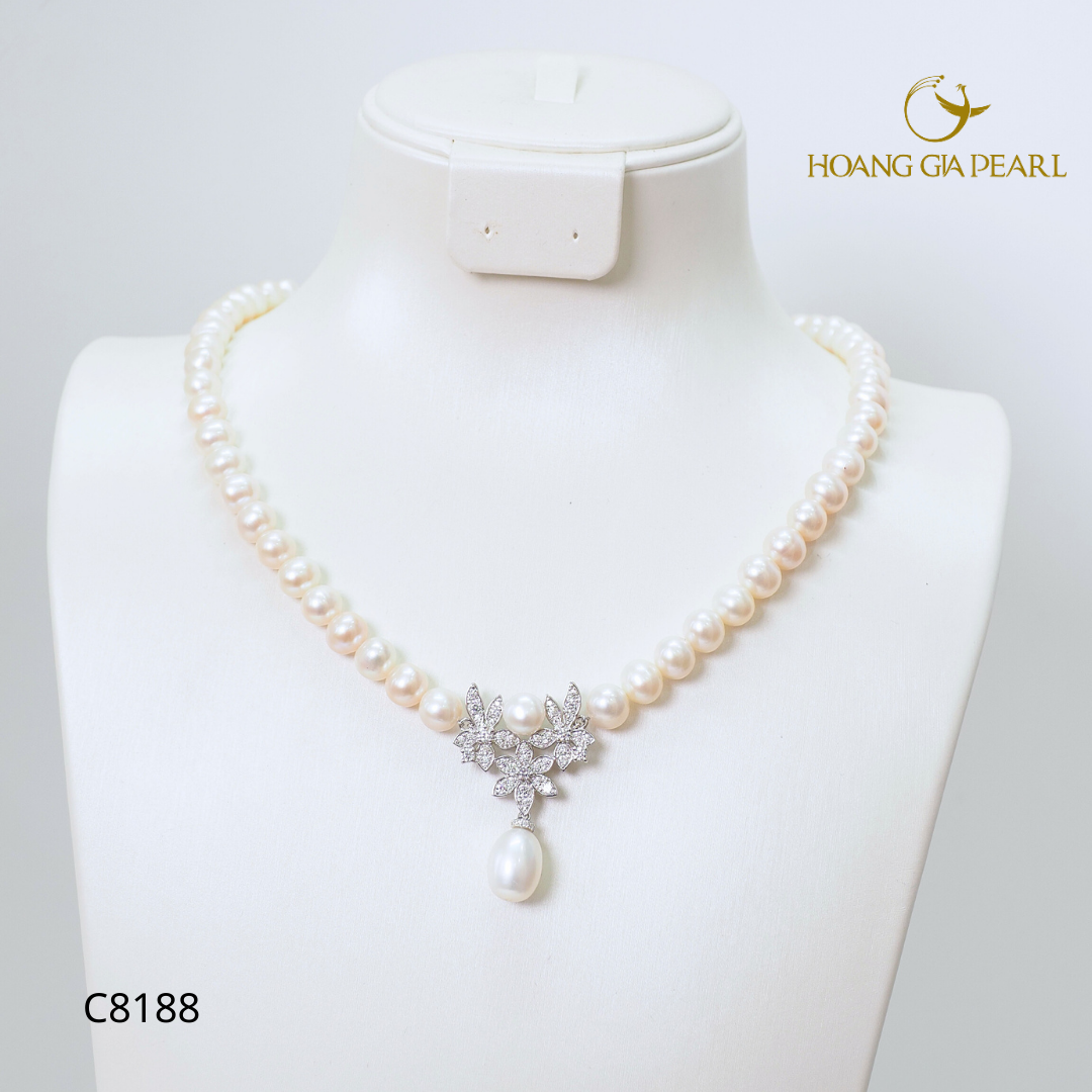 CHUỖI CỔ NGỌC TRAI C8188