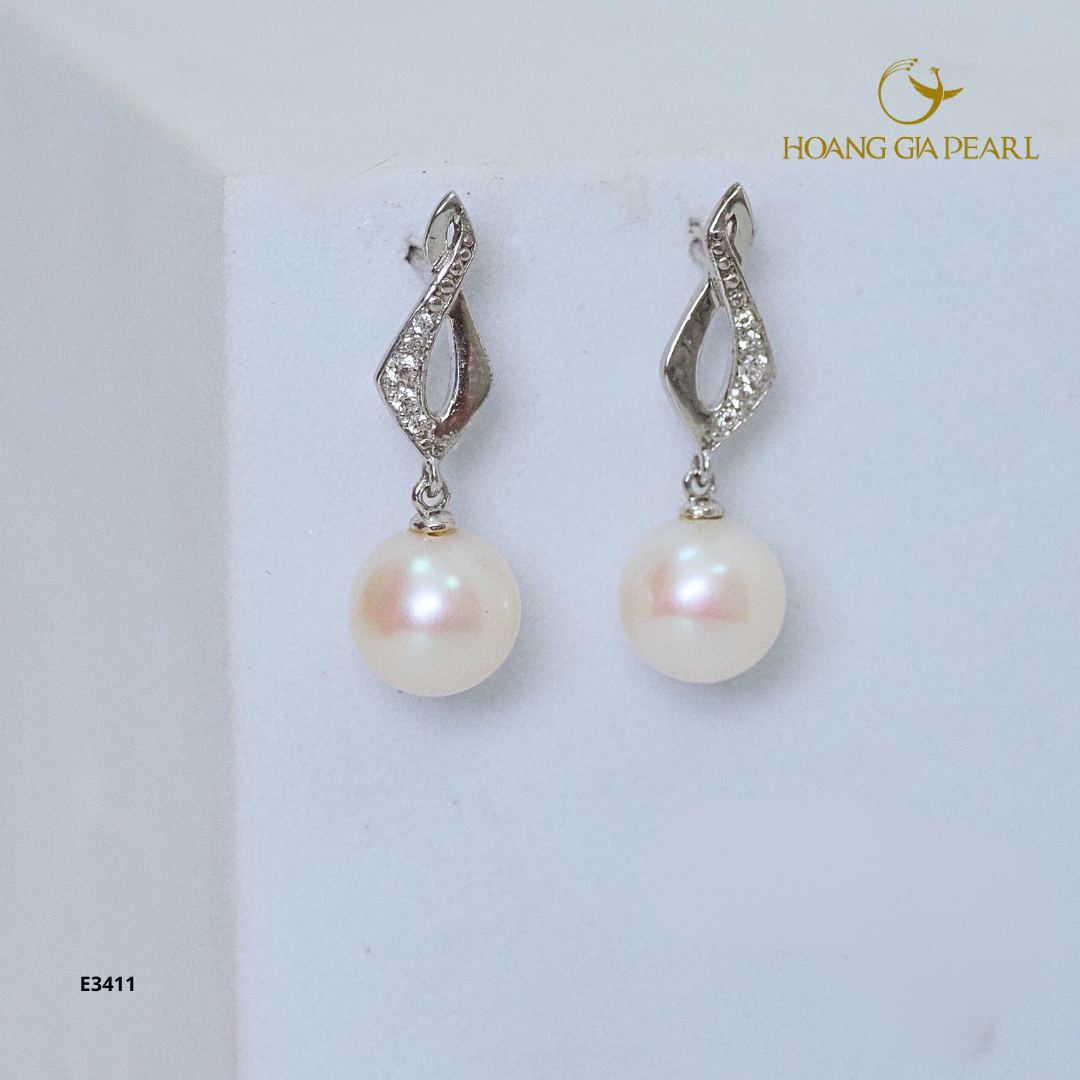 Bông tai ngọc trai E3411
