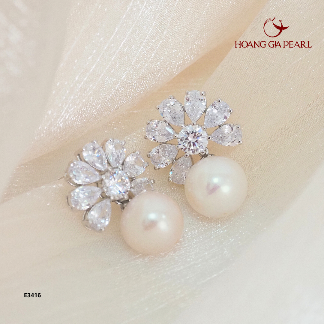 Bông tai ngọc trai E3416