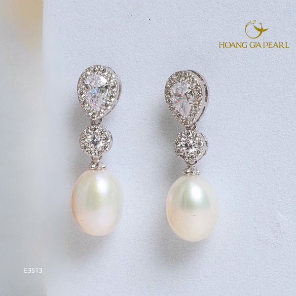 Bông tai ngọc trai E3515