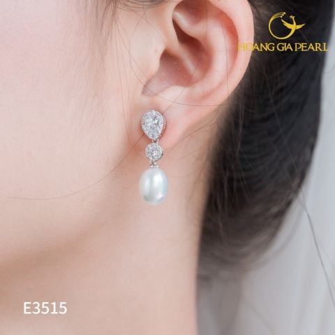 Bông tai ngọc trai E3515
