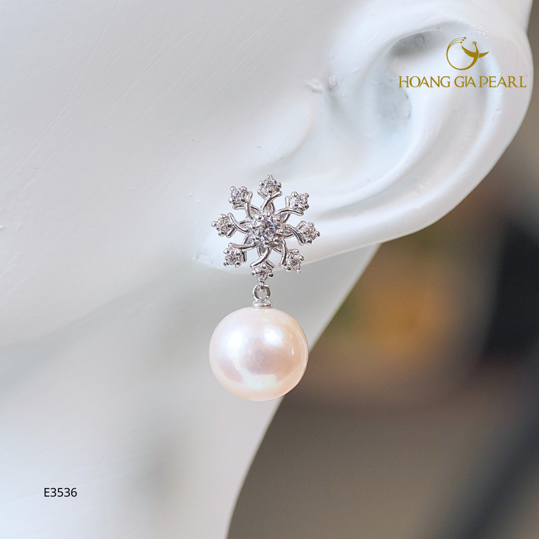 Bông tai ngọc trai E3536