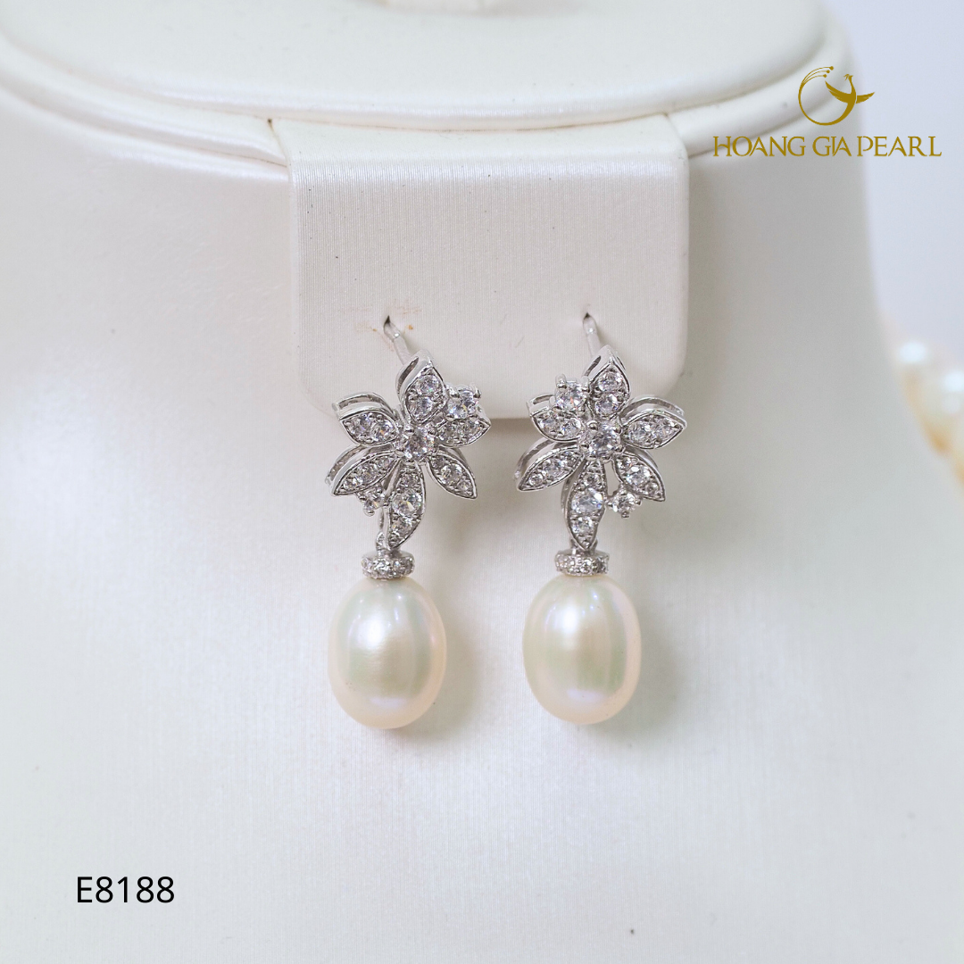 Bông tai ngọc trai E8188