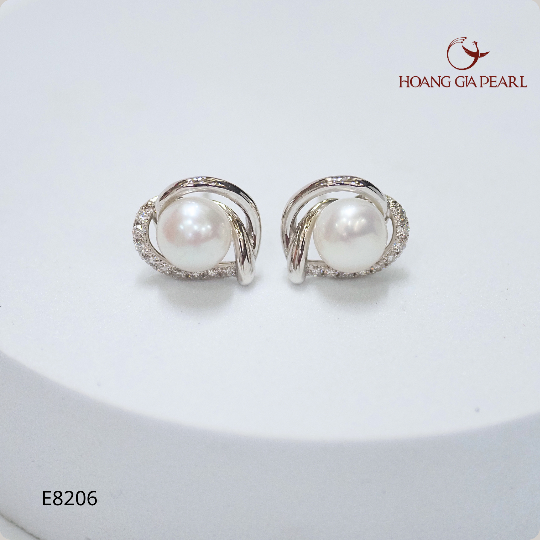 Bông tai ngọc trai E8206