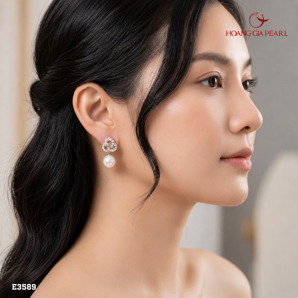 BÔNG TAI NGỌC TRAI E3589
