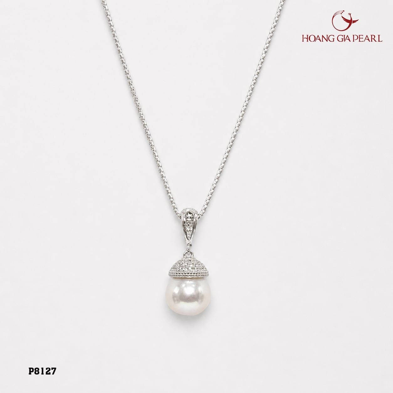 MẶT DÂY CHUYỀN NGỌC TRAI P8127