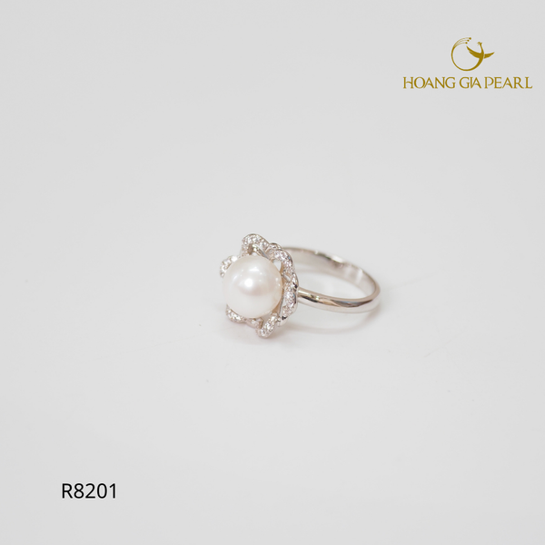 Nhẫn ngọc trai R8201