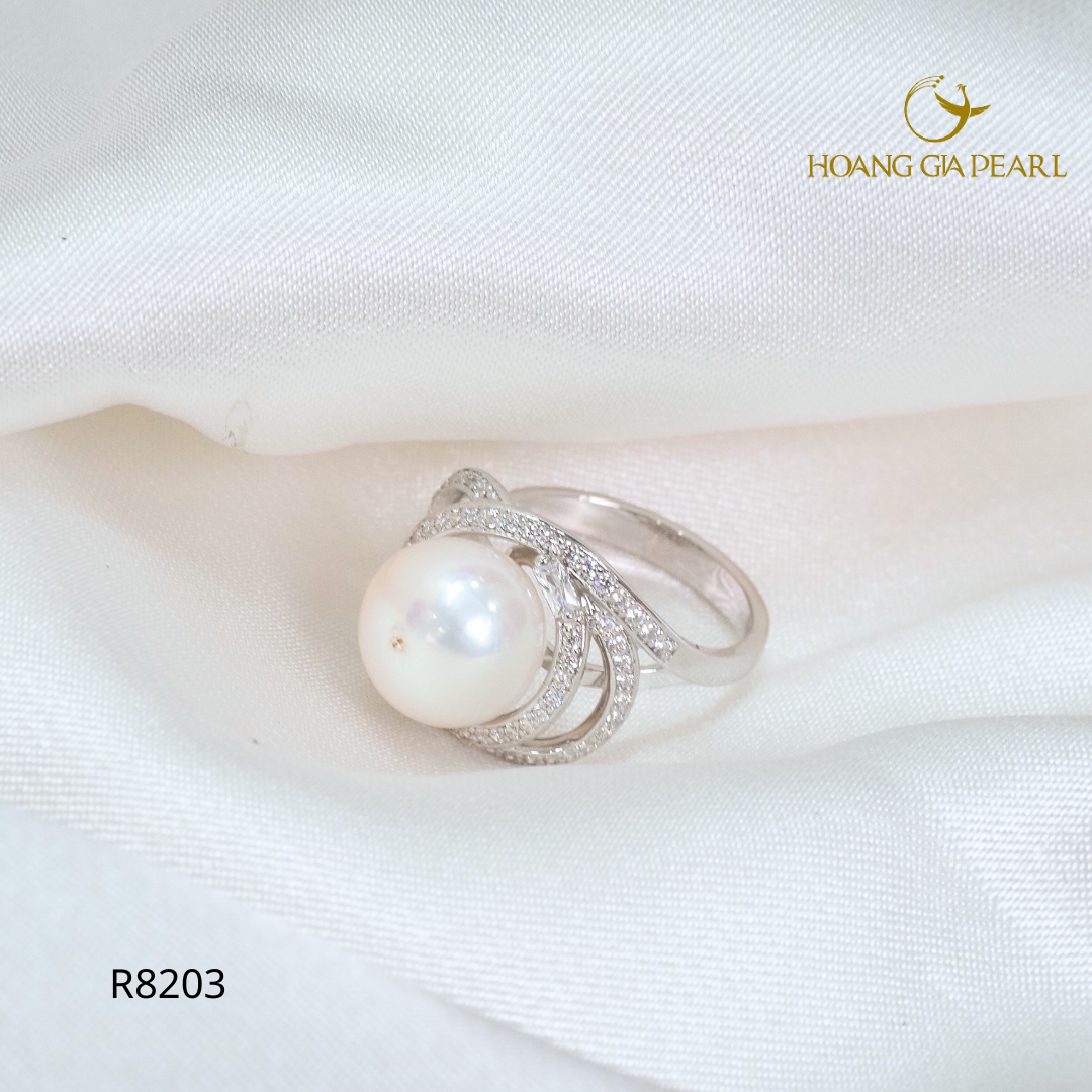 Nhẫn ngọc trai R8203